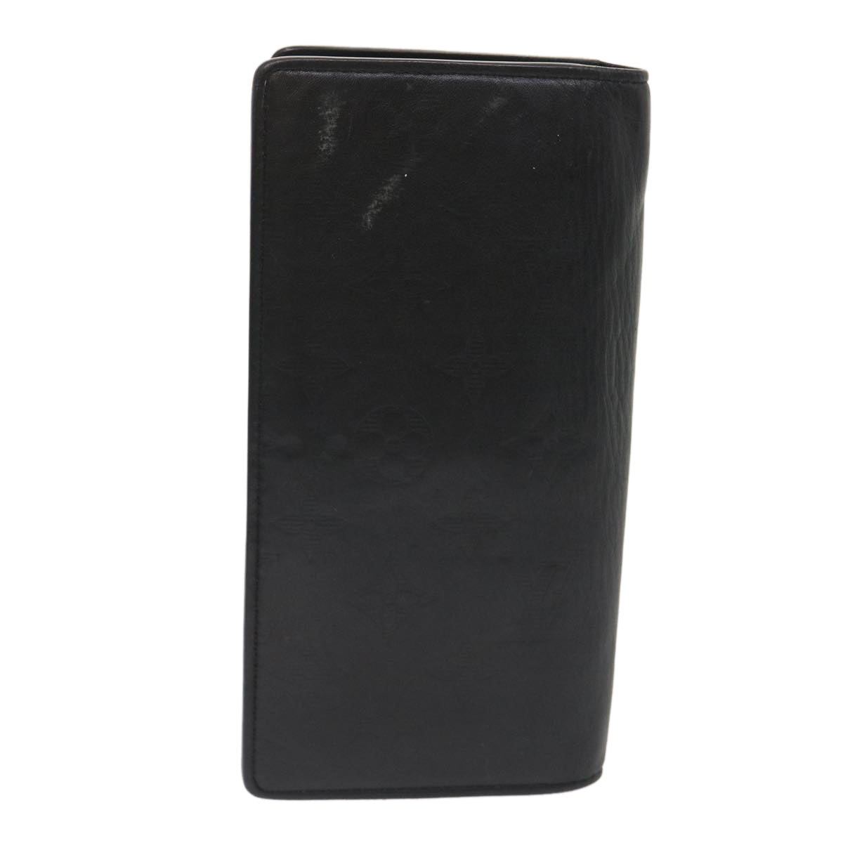 LOUIS VUITTON Monogram Shadow Portefeuille Brazza Wallet Black N60017 29752
