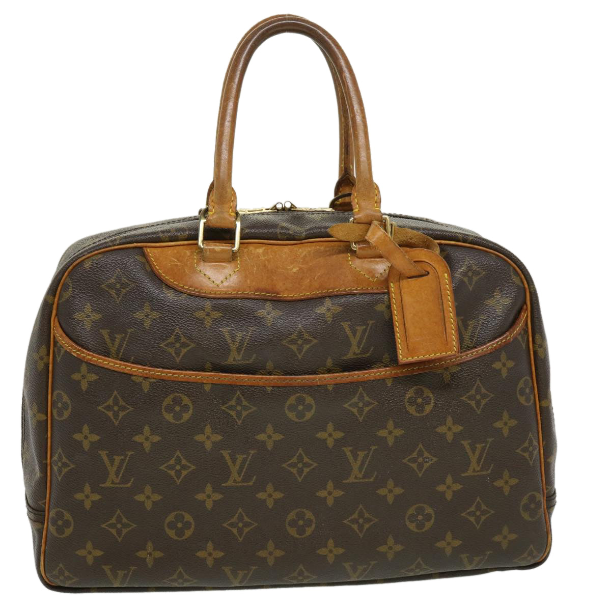 LOUIS VUITTON Monogram Deauville Hand Bag M47270 LV 29832