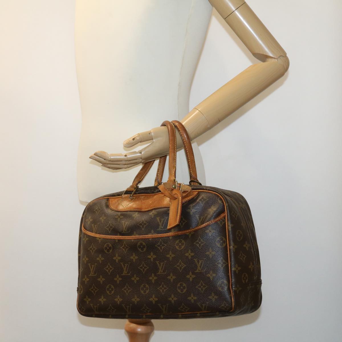 LOUIS VUITTON Monogram Deauville Hand Bag M47270 LV 29832