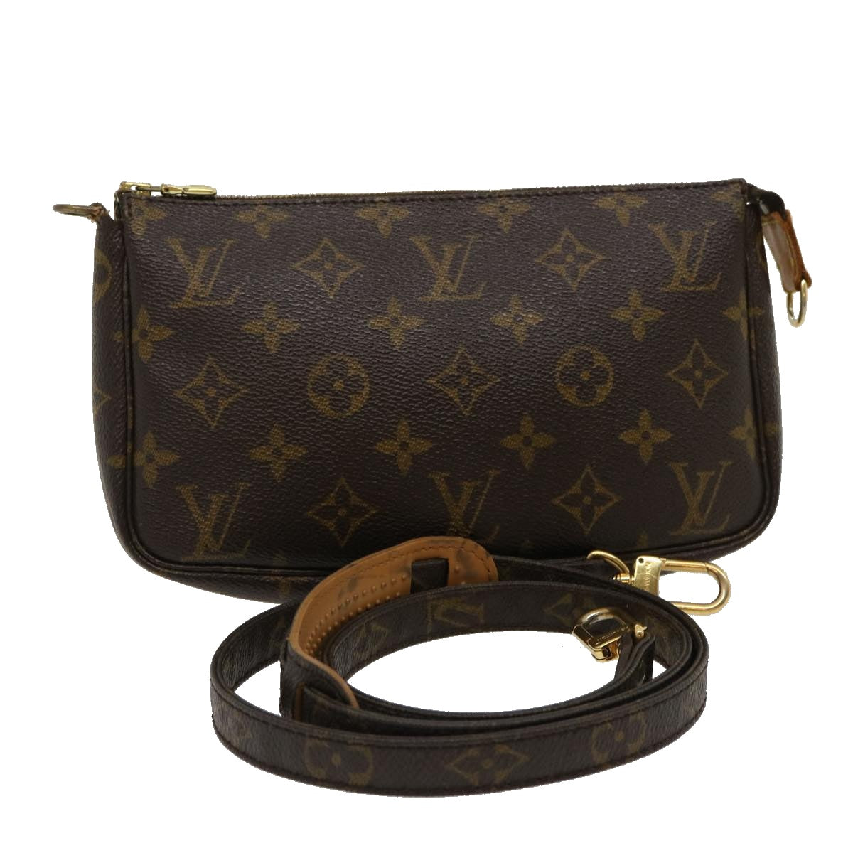 LOUIS VUITTON Monogram Pochette Accessoires Pouch M51980 LV 29888