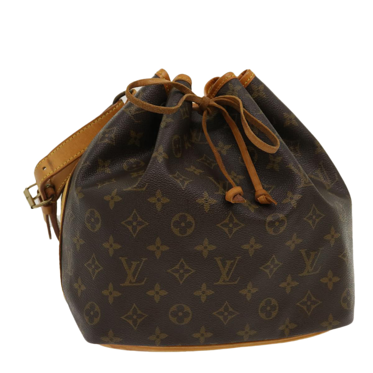 LOUIS VUITTON Monogram Petit Noe Shoulder Bag M42226 LV 29985