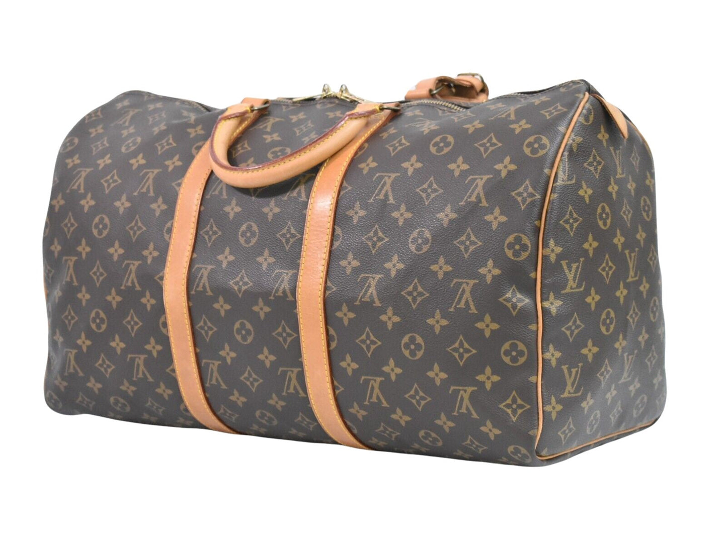 Louis Vuitton Keepall 50  Canvas Travel Bag ()