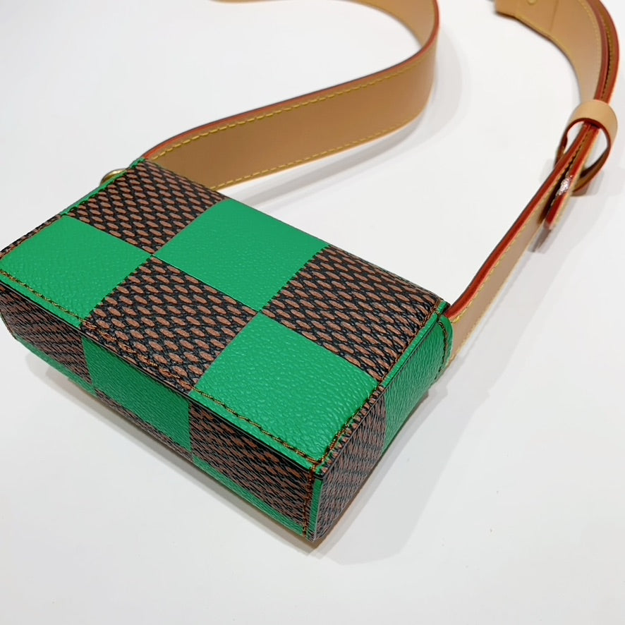 No.001665-5-Louis Vuitton Micro Steamer Damier