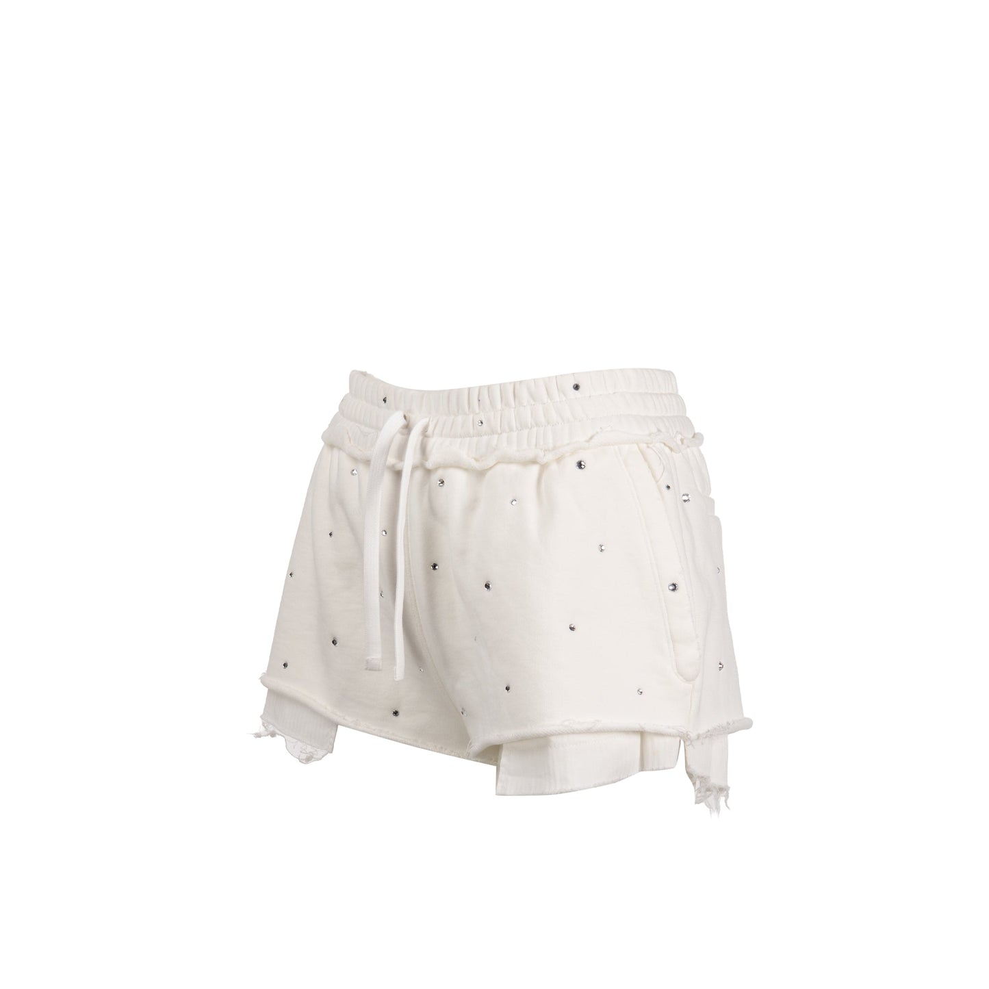 Miu Miu size XS / size 36 sweat / shorts set cream