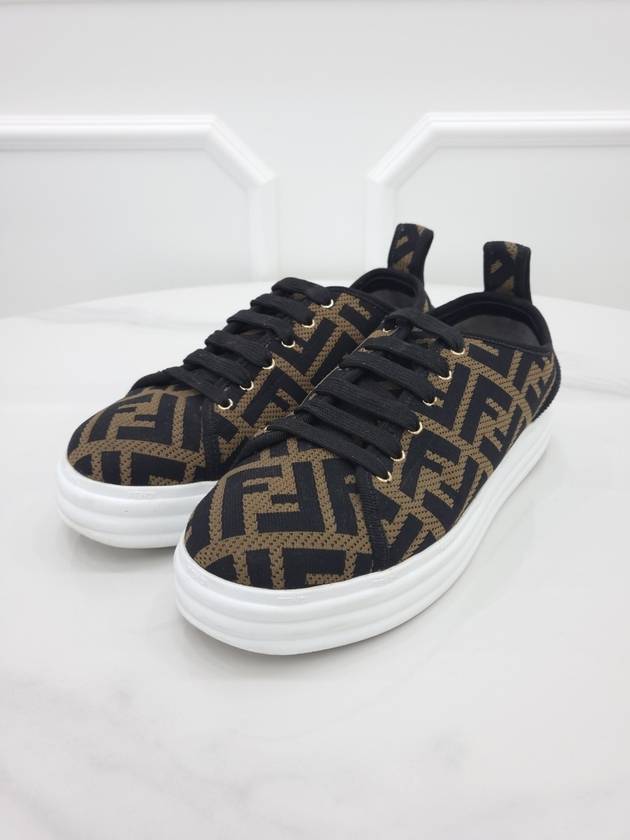 Luxury Fendi FF logo sneakers 38