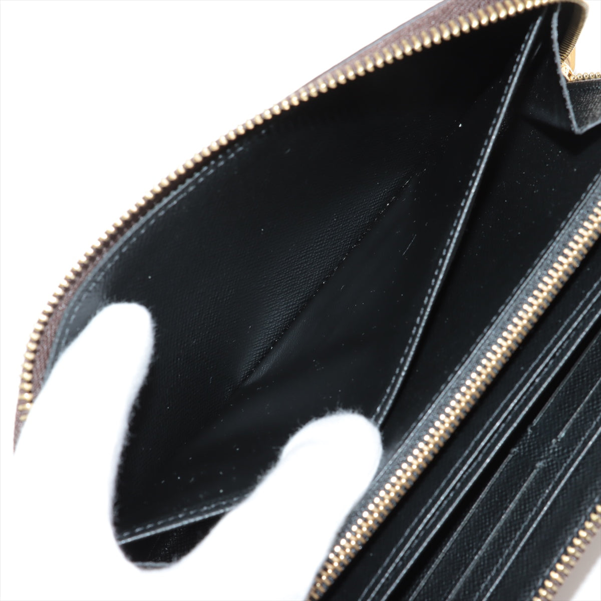 Louis Vuitton Giant Monogram Reversee Zippie Wallet M69353 Black X Brown Round Zip Wallet