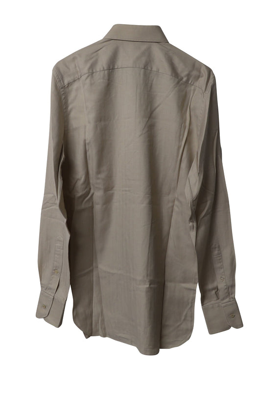 Luxury Gucci Trending 2025 Button Down Shirt in Beige Cotton