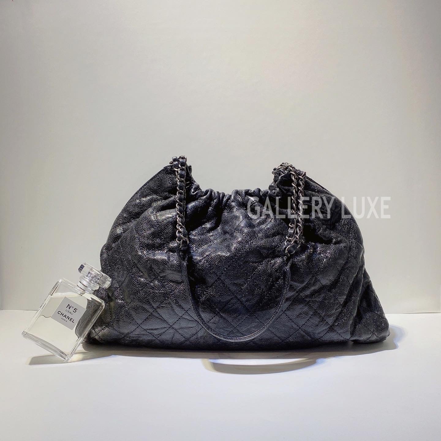 No.3120-Chanel Caviar Elastic CC Tote Bag