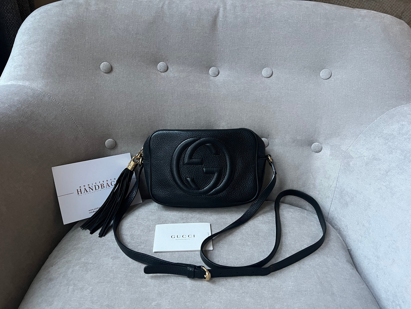 Luxury Gucci Trending 2025 Black Soho Disco