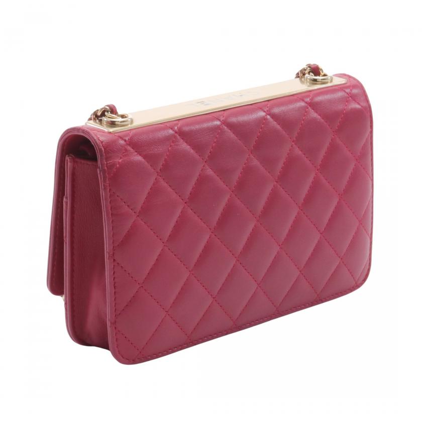 Luxury Chanel Quilted Trendy CC Wallet On Chain