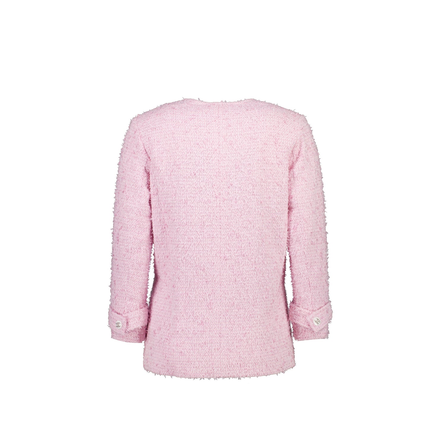 Chanel 21C Size 34 Jacket Polyamide/cotton/silk Pink/White