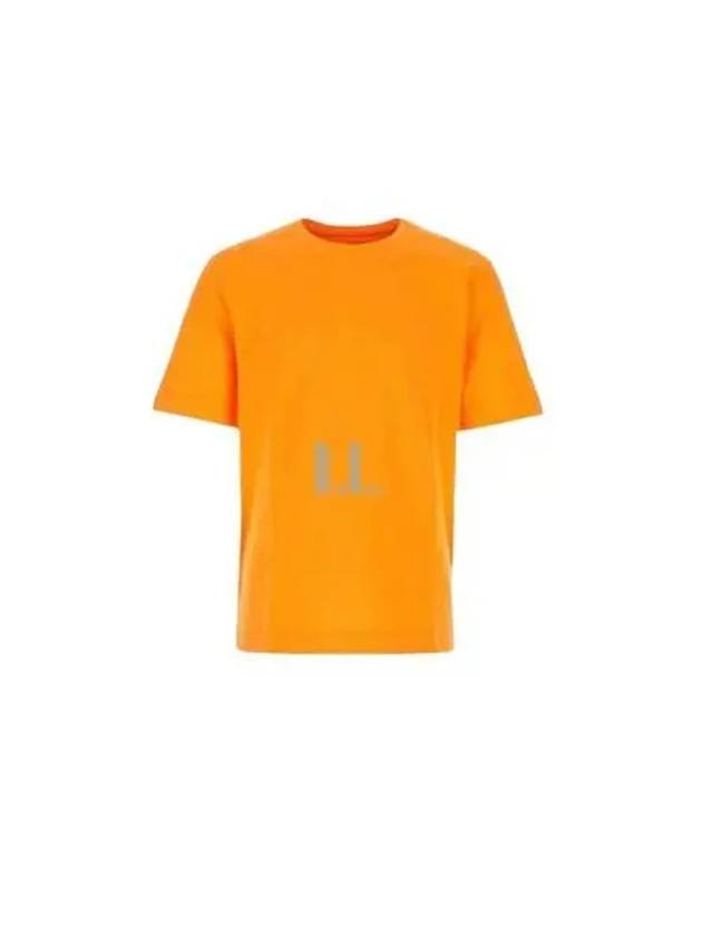Luxury Fendi All-Over Logo Short Sleeve T-Shirt Orange