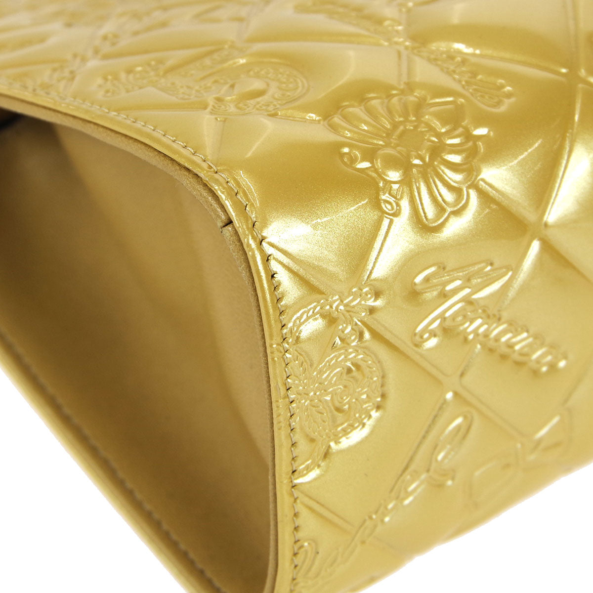 Luxury Chanel * 2009-2010 Icon Chain Handbag Patent Leather