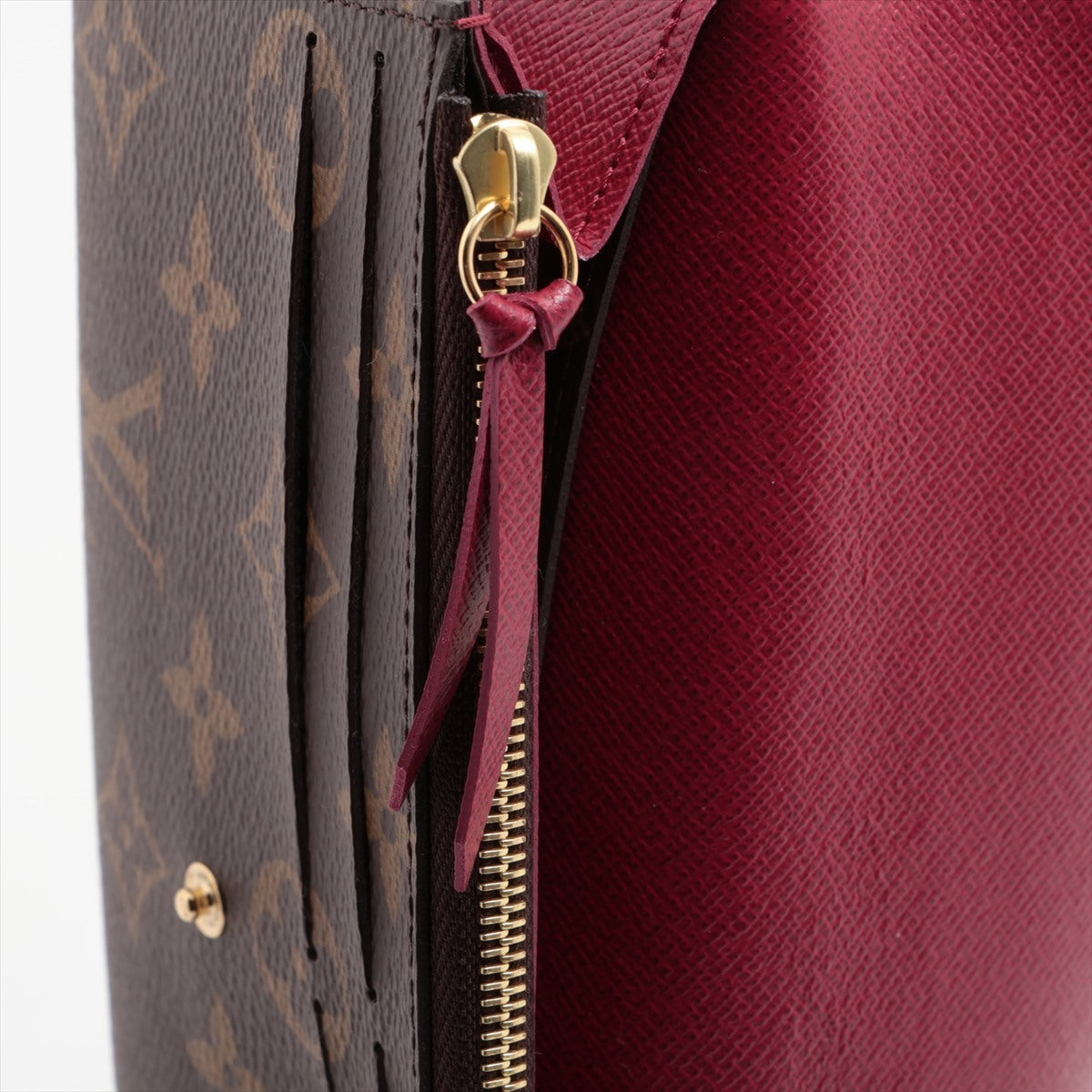 Louis Vuitton Monogram Portfolio Emily M60697 Fuchsha Pink Wallet