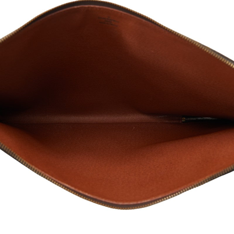 Louis Vuitton Monogram Posh Document  Backpack Briefcase M53456 Brown PVC Leather  Louis Vuitton