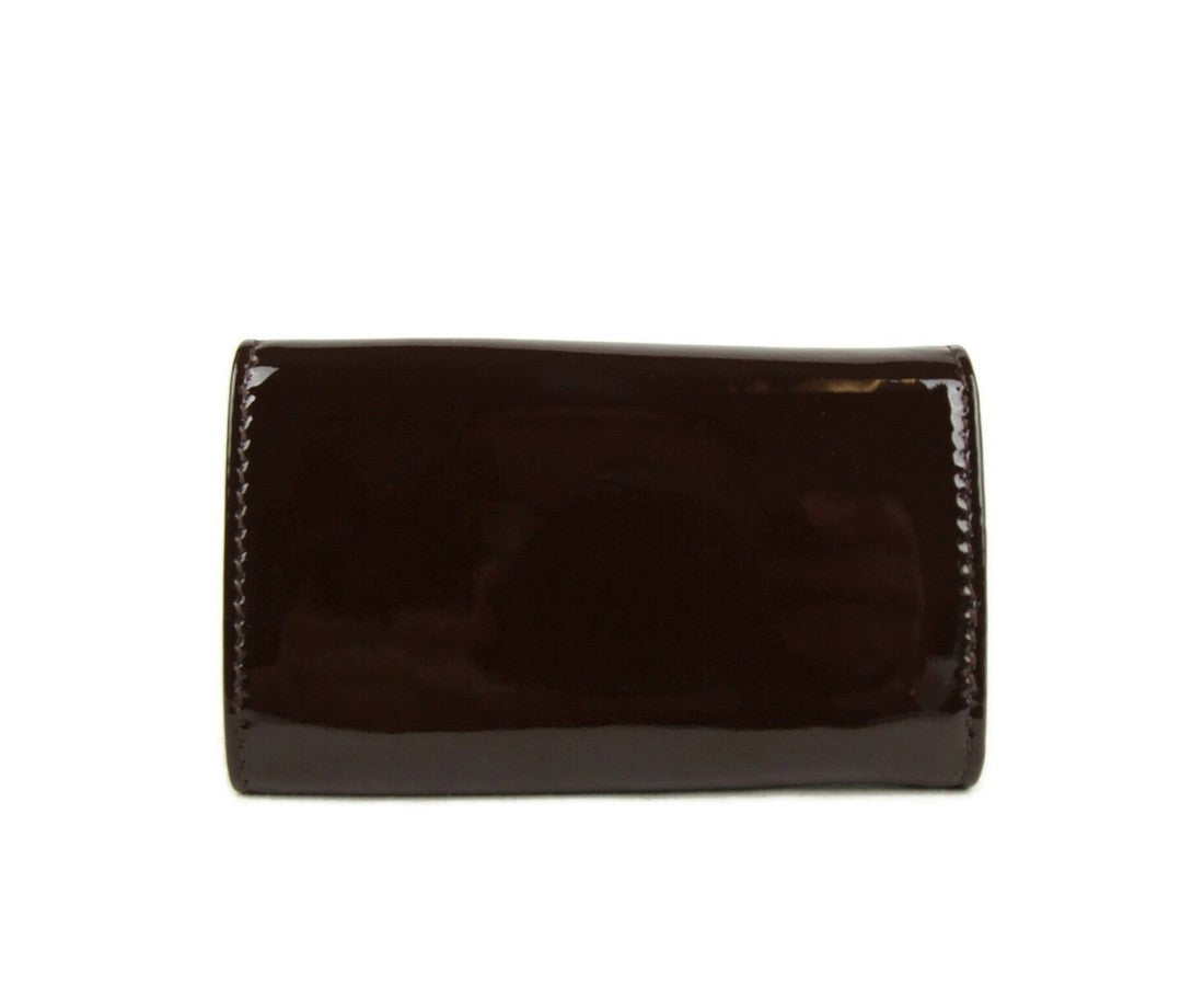 Gucci Men's   Patent Leather Key Chain Holder With Box