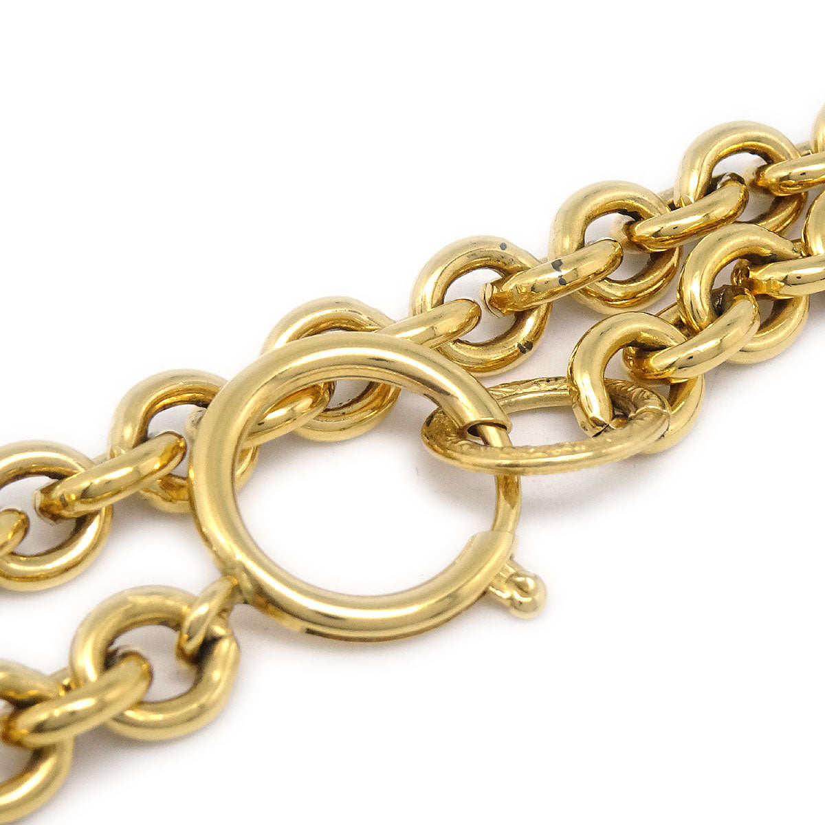 Luxury Chanel 1994 Gold Chain Pendant Necklace 94P
