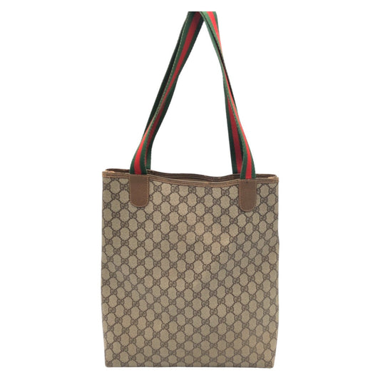 Luxury Gucci Trending 2025 Vintage Sherry Line GG Pattern Tote Shoulder Bag