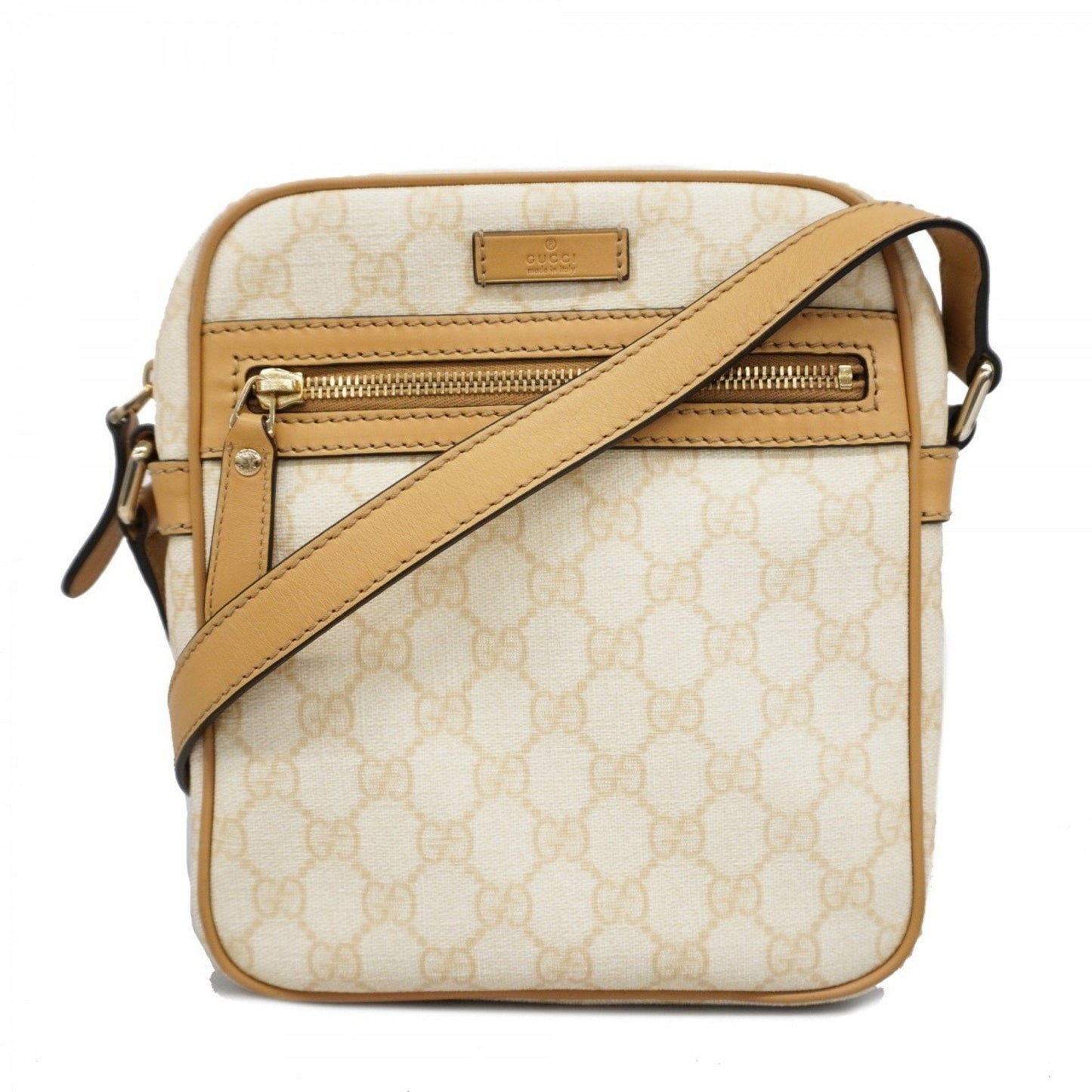 Gucci  ivory Pvc Shoulder Bag