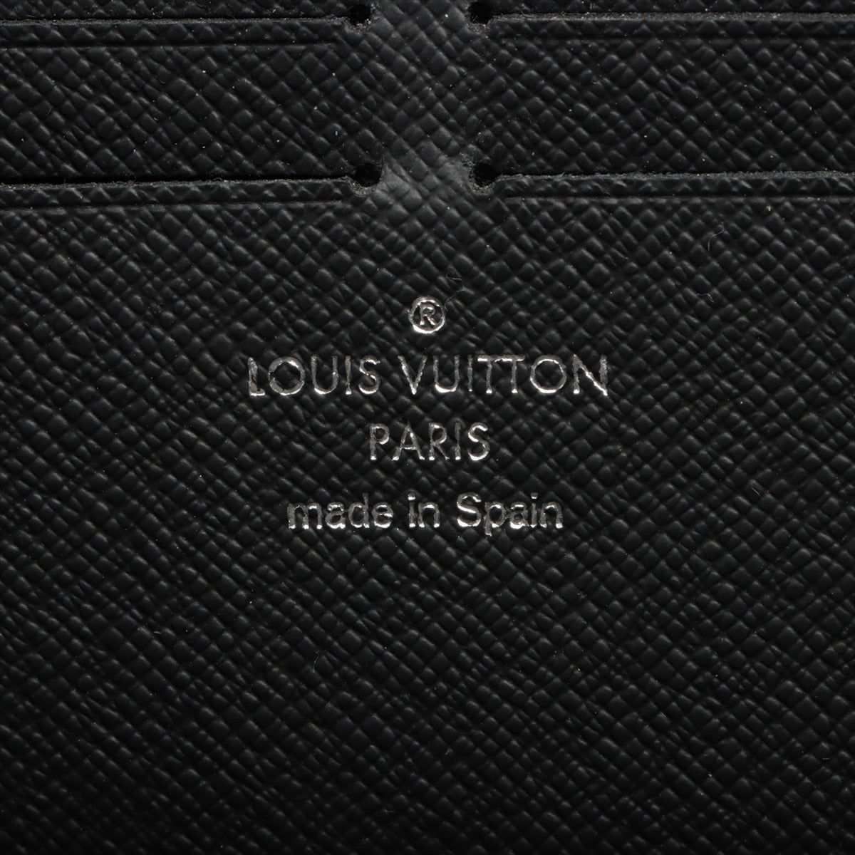 Louis Vuitton Damier Grafit Zippyr Dragon N60379 Black Round Zip Wallet