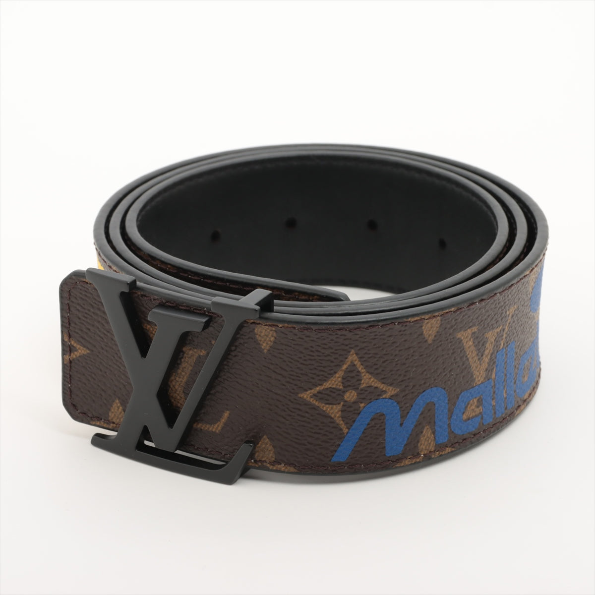 Louis Vuitton M0161 Sanctuary LV Initial BC1129 Belt 90/36 Leather Brown