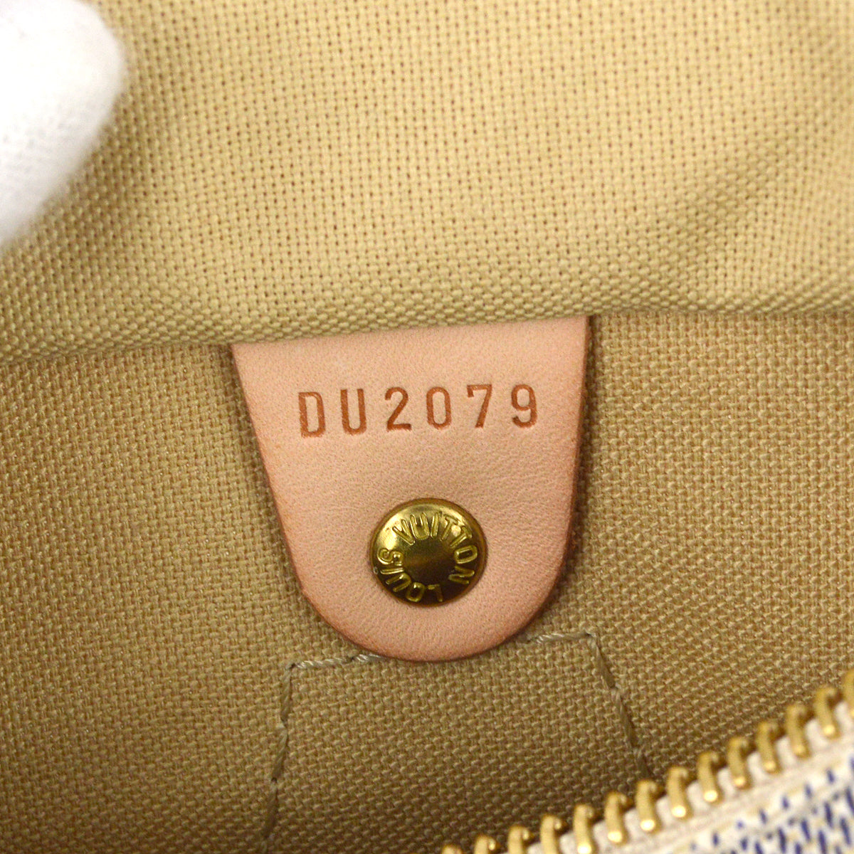 Louis Vuitton 2009 Damier Azur Speedy 25 Handbag N41534