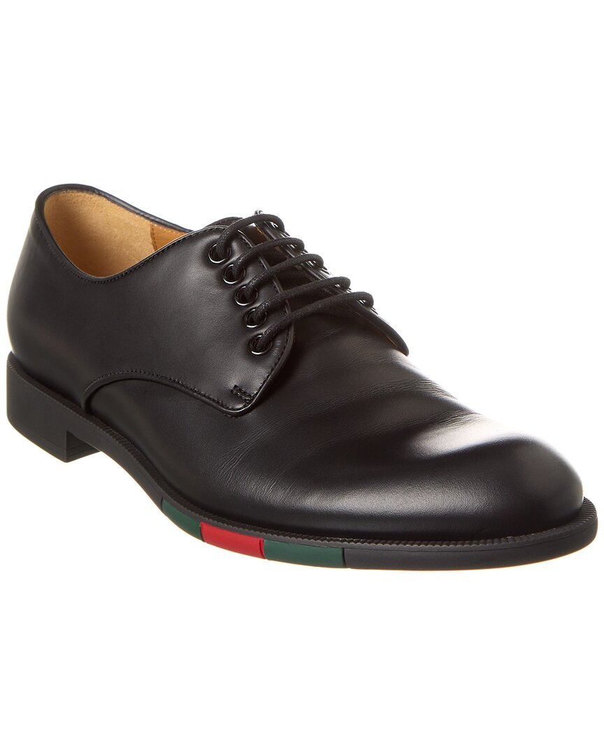 Luxury Gucci Trending 2025 Web Leather Oxford