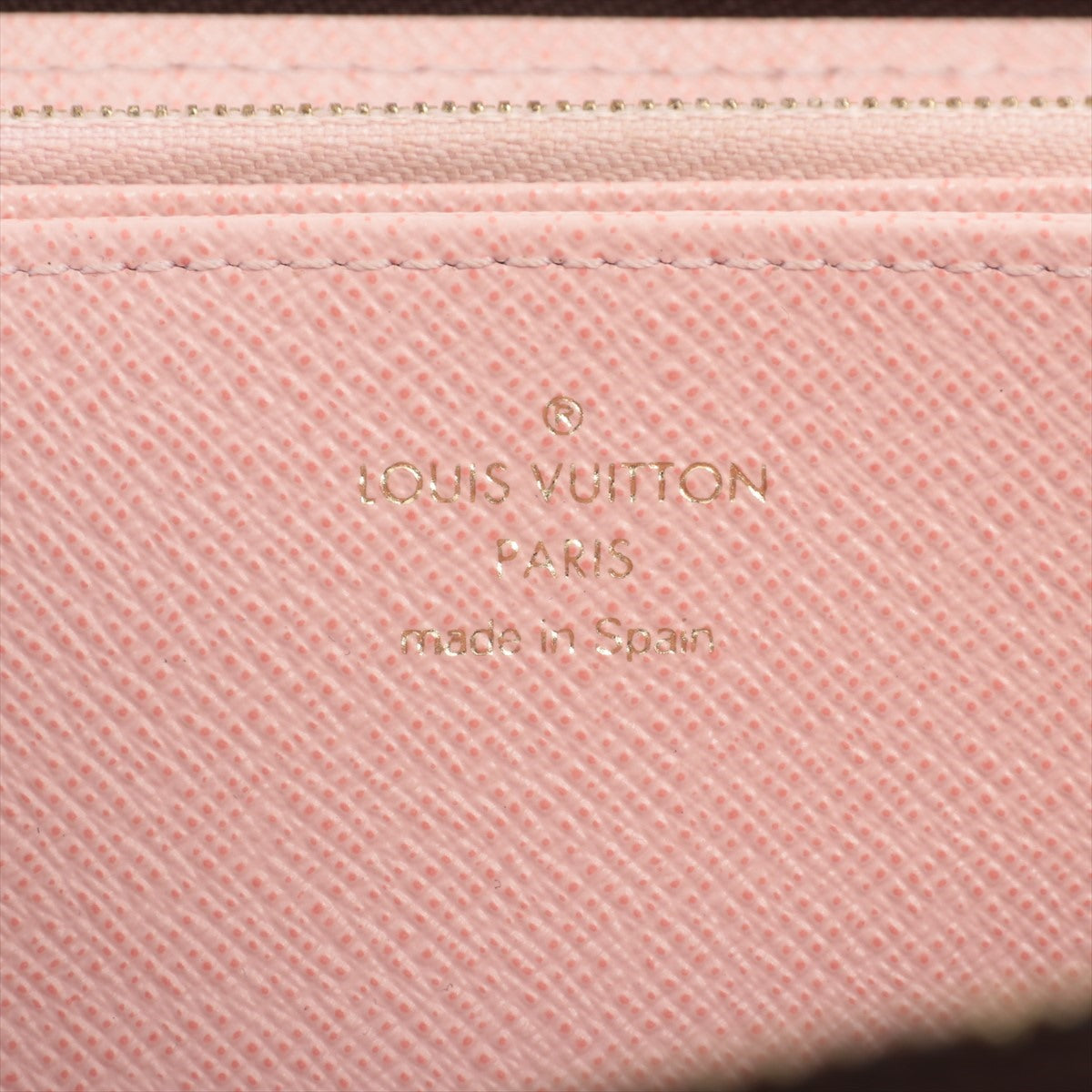 Louis Vuitton Monogram  Wallet M41894 Rose Valerie Round Zip Wallet