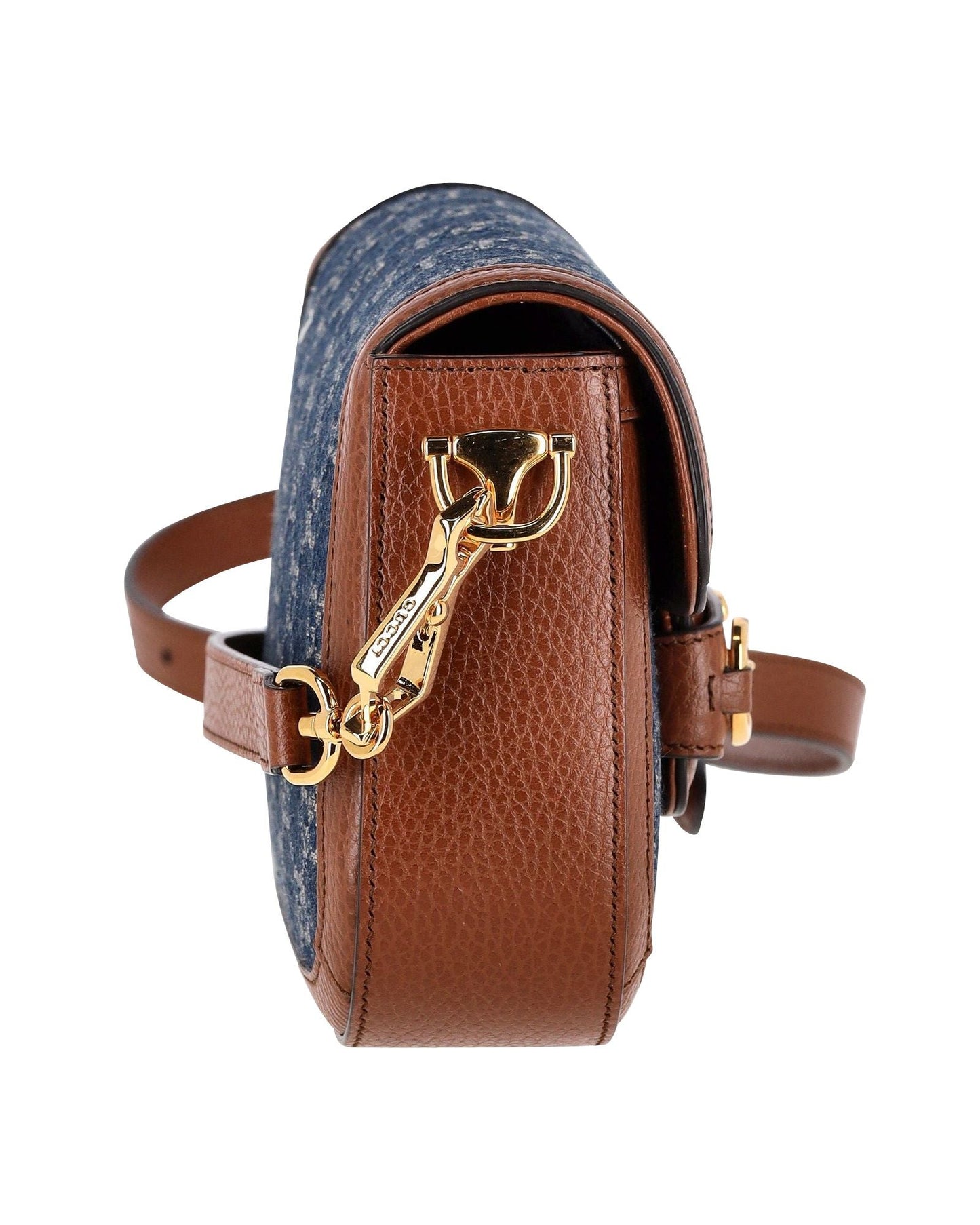 Luxury Gucci Trending 2025 Horsebit 1955 Mini Shoulder Bag in Brown Canvas and Leather