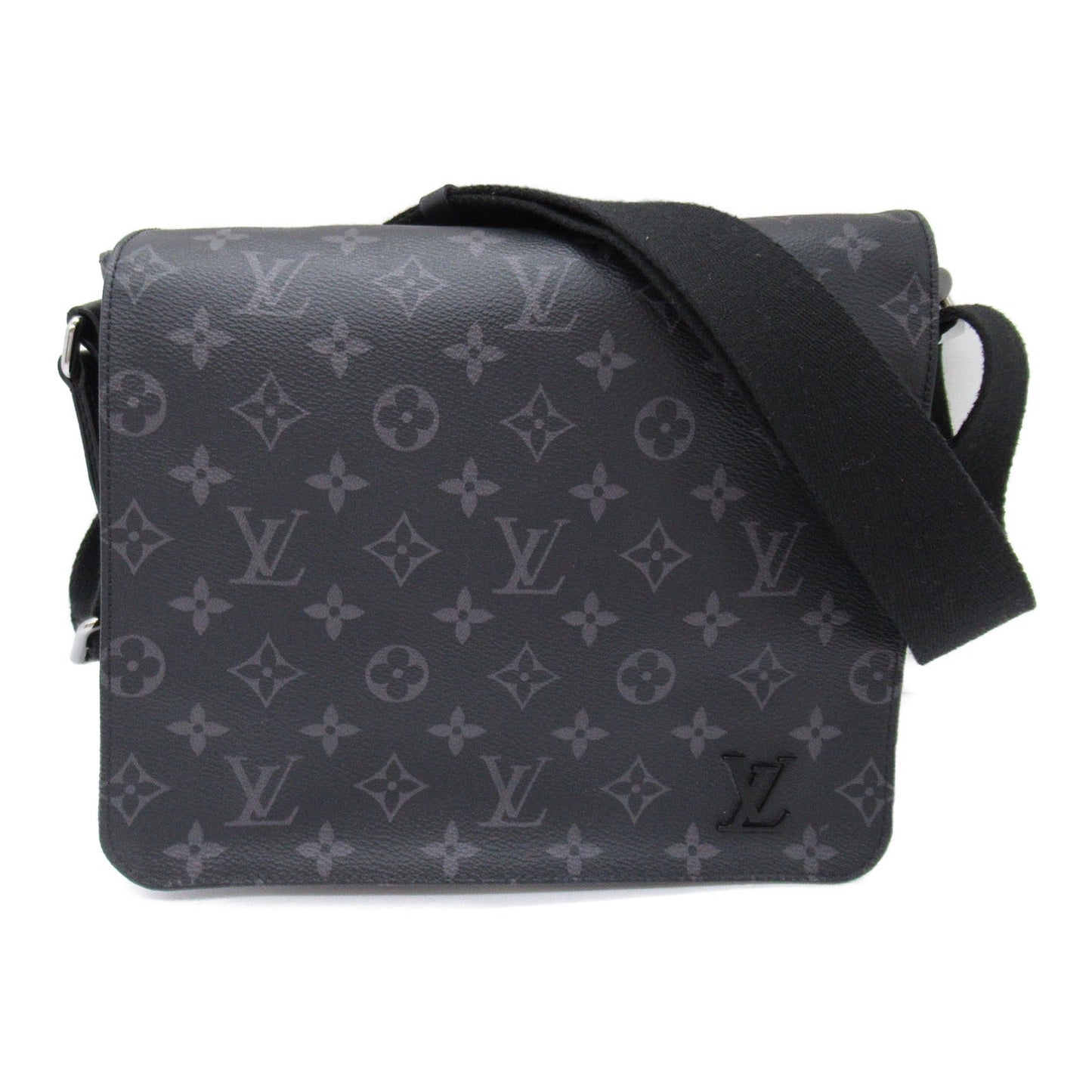 Louis Vuitton District PM Shoulder Bag Shoulder Bag PVC ted Canvas Monogram Mens Black M44000