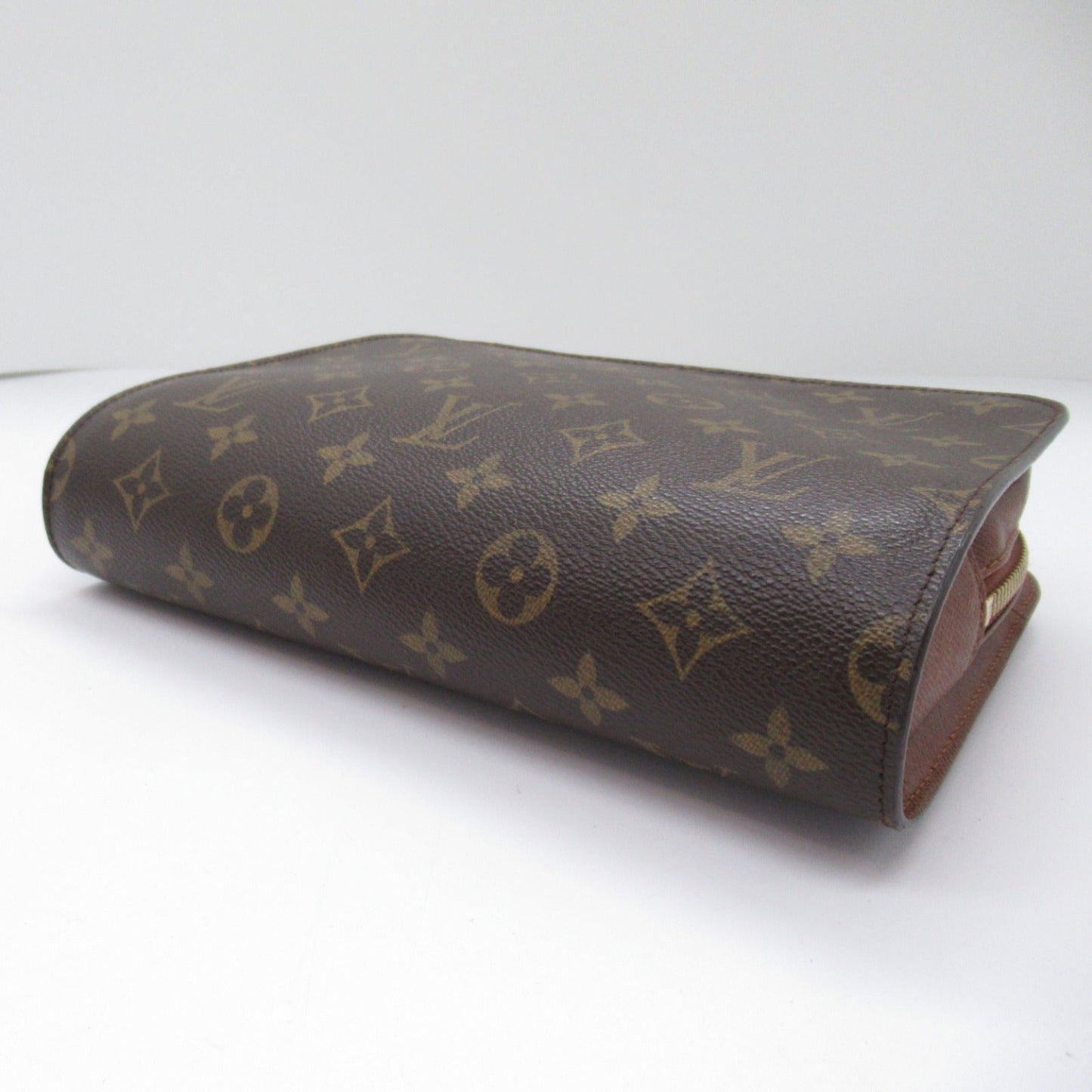 Louis Vuitton Ors Clutch Clutch Bag Second Cratch Bag PVC ted Canvas Monogram  Brown M51790