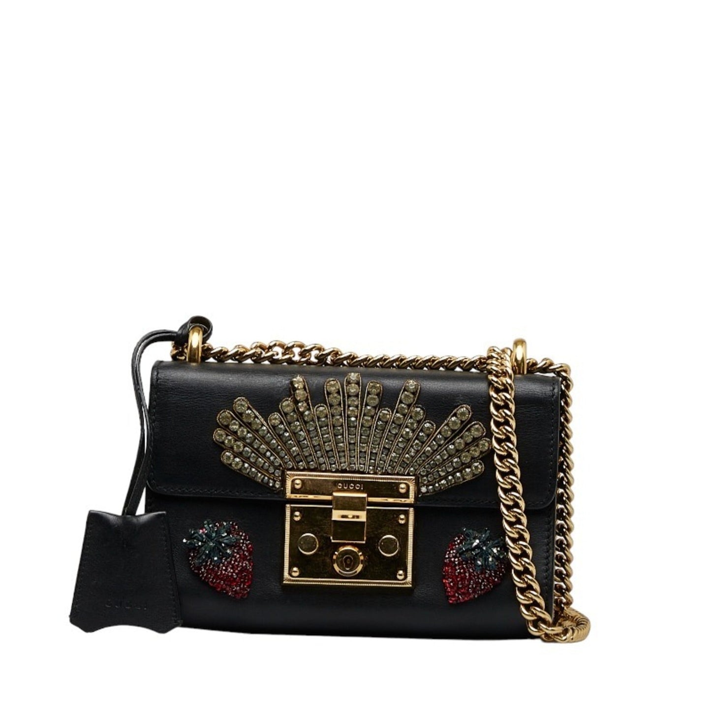 Luxury Gucci Trending 2025 Padlock  Leather Shopper Bag ()