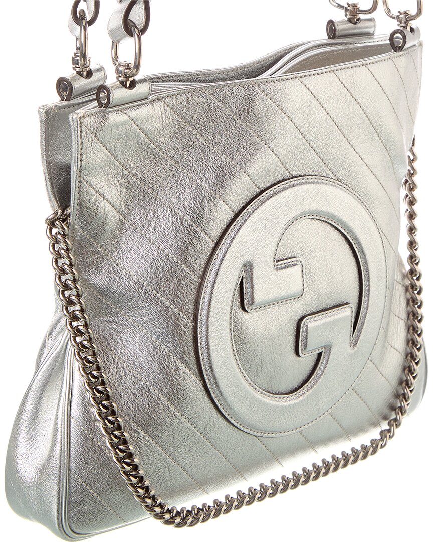 Luxury Gucci Trending 2025 Blondie Small Leather Tote