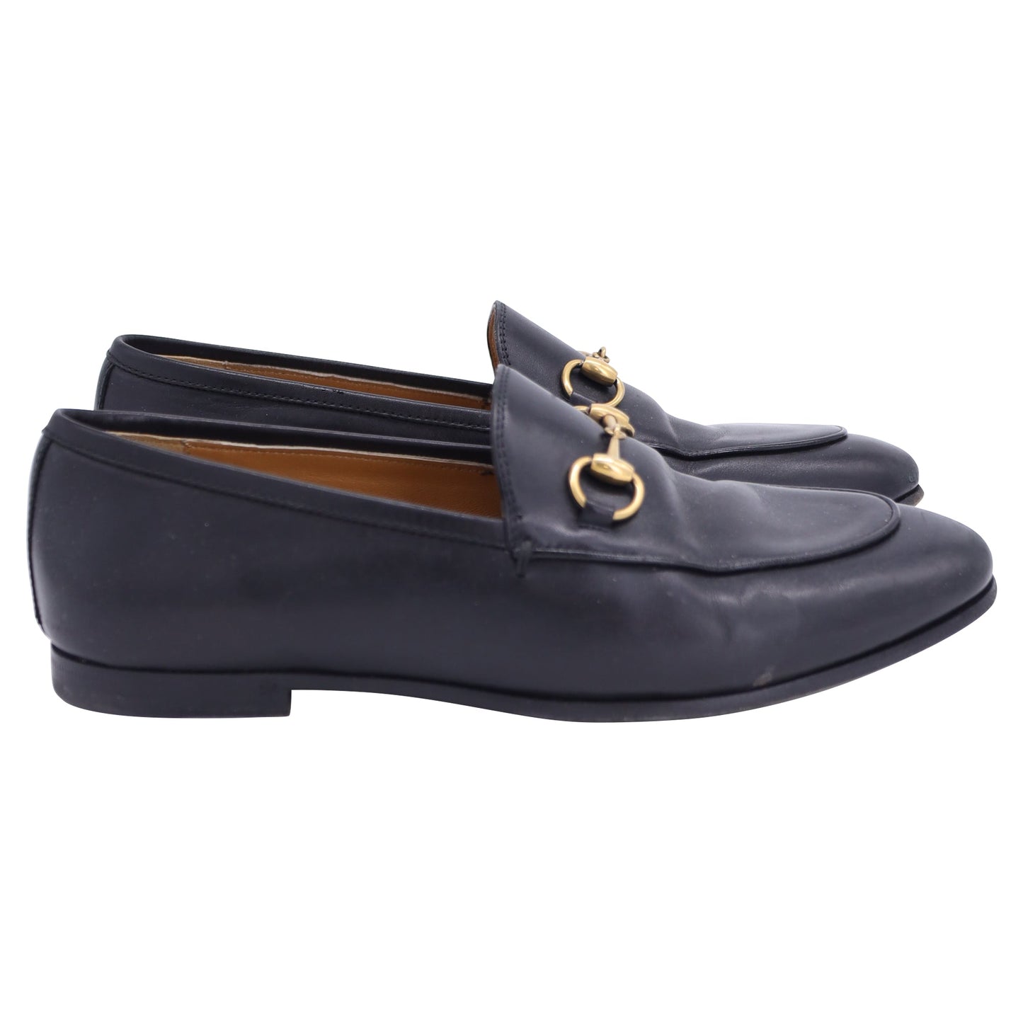 Luxury Gucci Trending 2025 Jordaan Loafers in Black Leather