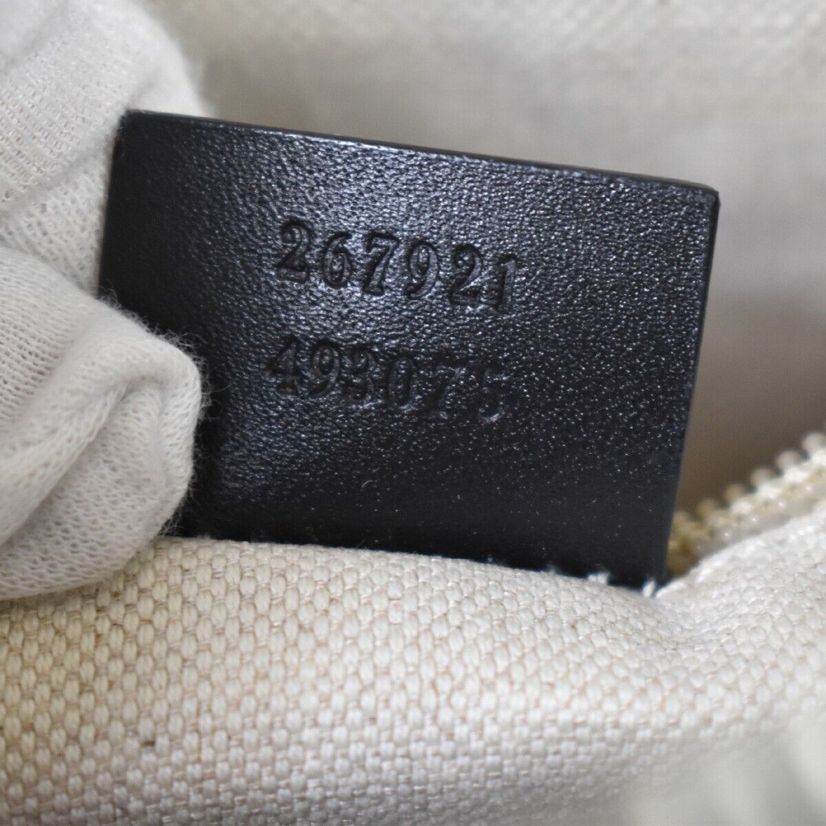 Gucci Diamante  Canvas Clutch Bag ()