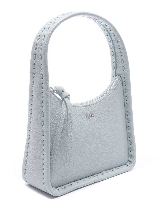 Luxury Fendi Mini Fendessence Hobo Shoulder Bag Light Blue