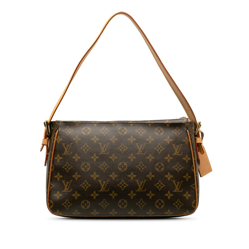 Louis Vuitton Monogram Vivace GM Shoulder Bag M51163 Brown PVC Leather  Louis Vuitton