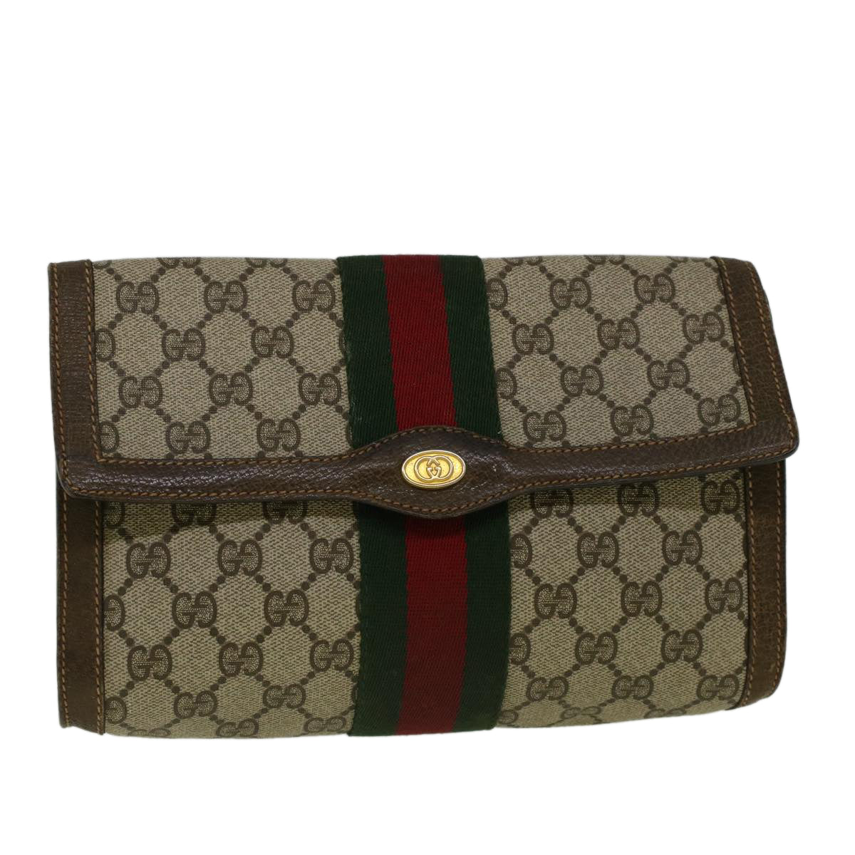 Gucci Sherry  Canvas Clutch Bag ()