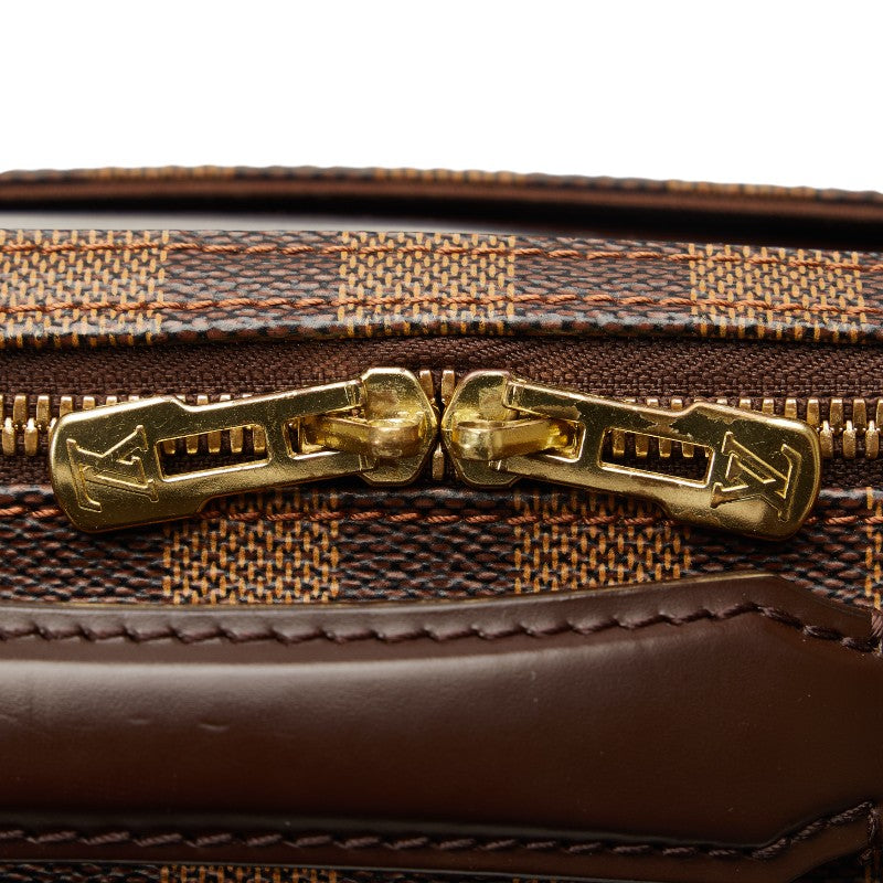 Louis Vuitton Damier Porteo-inatour Savannah Business Bag 2WAY N53355 Brown PVC Leather Men LOUIS VUITTON