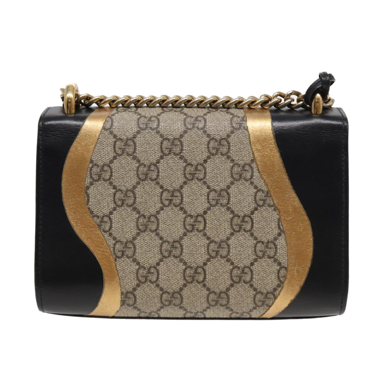 Luxury Gucci Trending 2025 Padlock  Leather Shoulder Bag ()