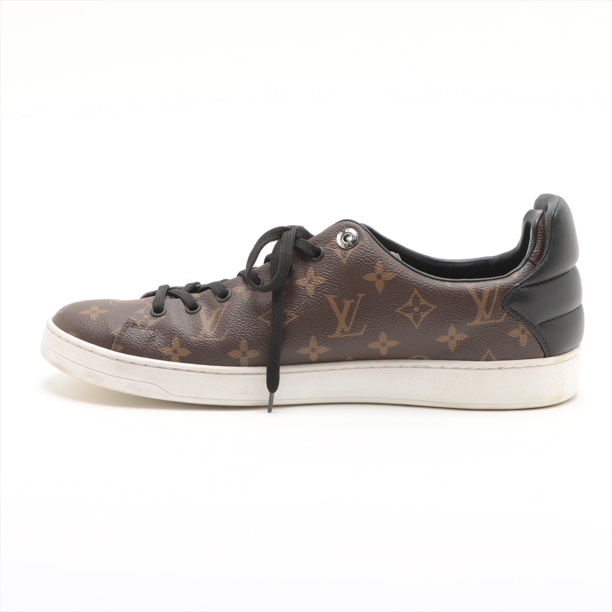 Louis Vuitton Front Line 16 Years PVC Leather Trainers 10 Men Brown MS0176 Monogram Change