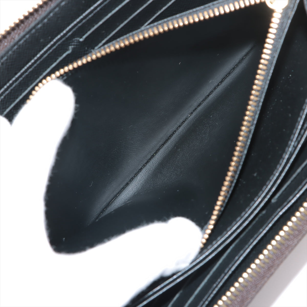 Louis Vuitton Giant Monogram Reversee Zippie Wallet M69353 Black X Brown Round Zip Wallet