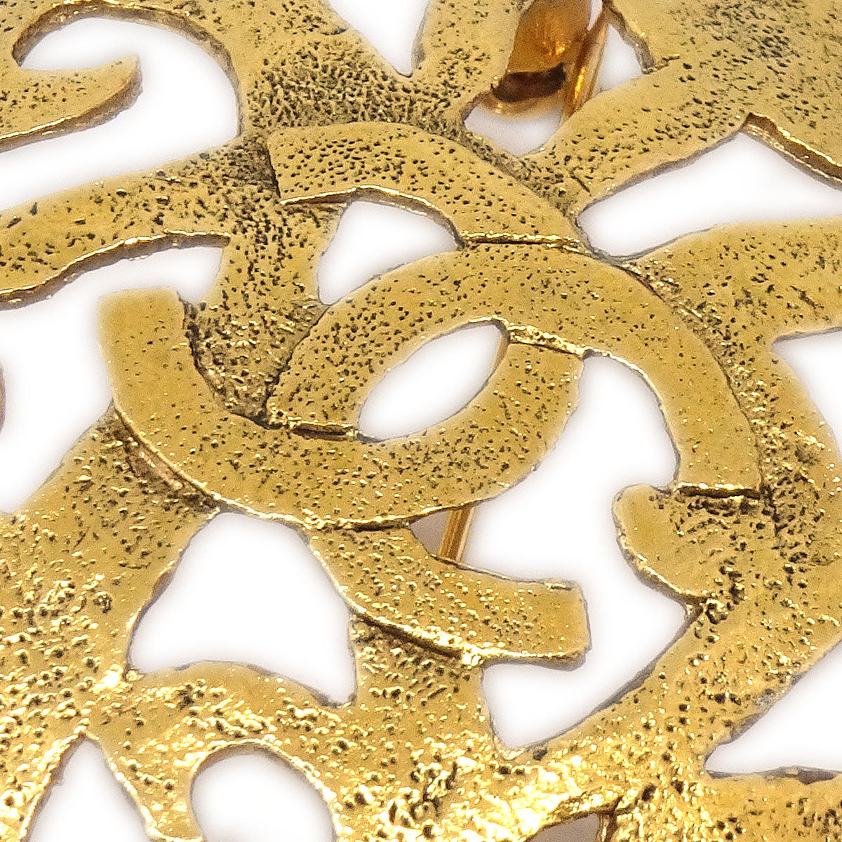 Luxury Chanel 1990 Brooch Pin Gold 1204
