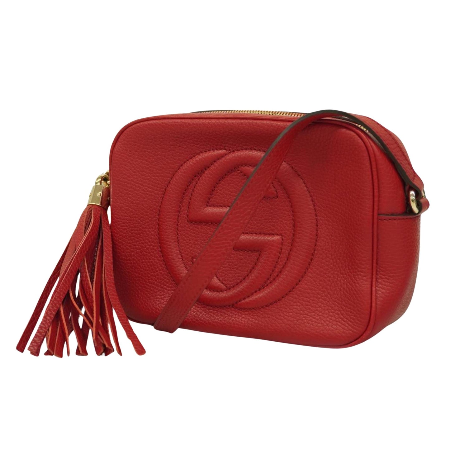 Luxury Gucci Trending 2025 Soho  Leather Shoulder Bag ()