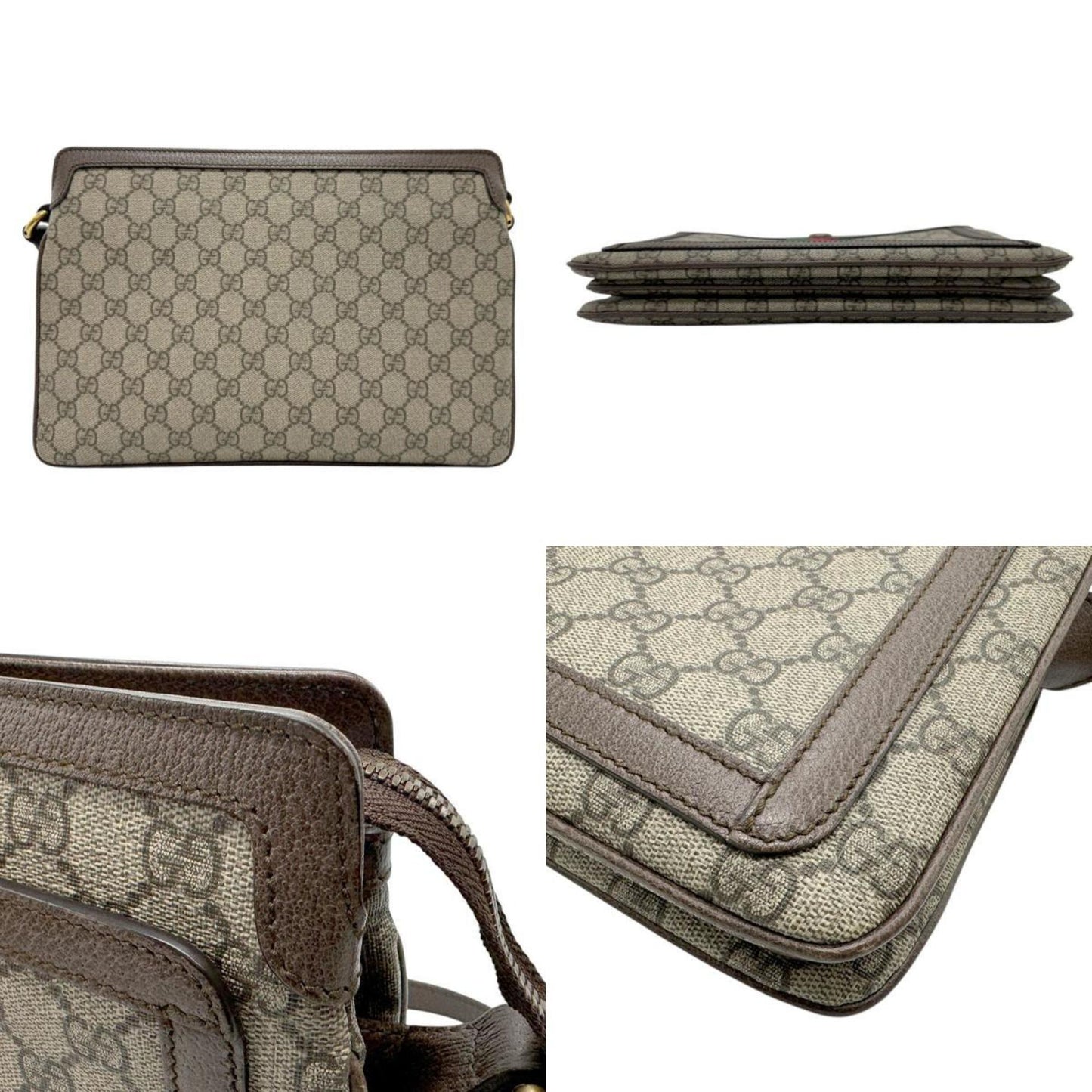 Gucci  Gg Supreme Canvas Shoulder Bag