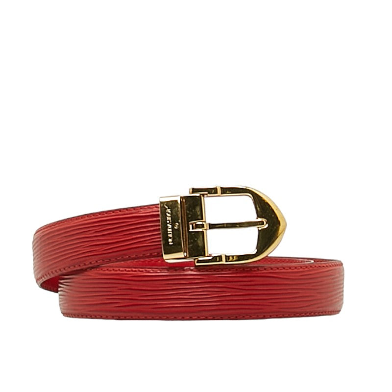 Louis Vuitton Epi Sanctuary Classic Belt R15007 Castilian Red Leather  Louis Vuitton