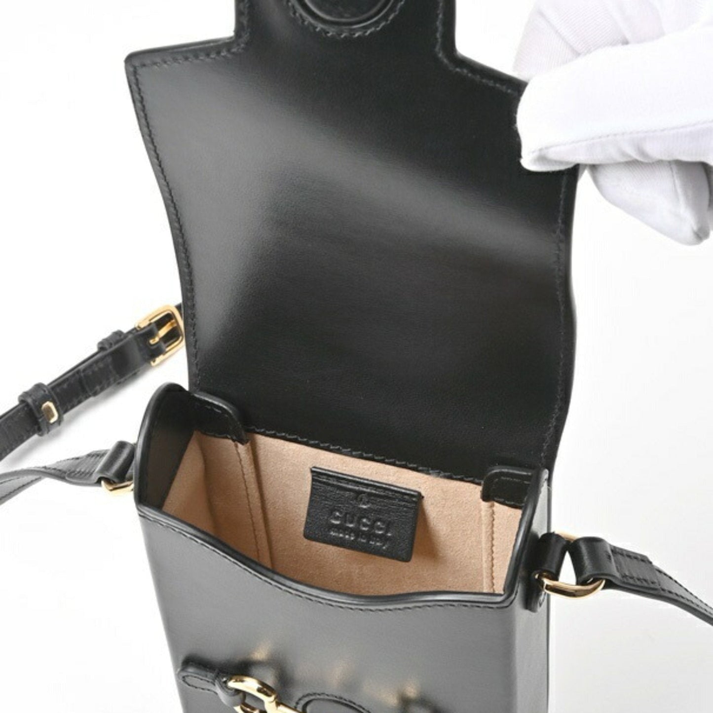 Gucci Horsebit  Leather Shoulder Bag ()