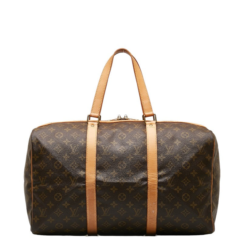 Louis Vuitton Monogram Baseball 45 Boston Bag Travel Bag M41624 Brown PVC Leather  Louis Vuitton