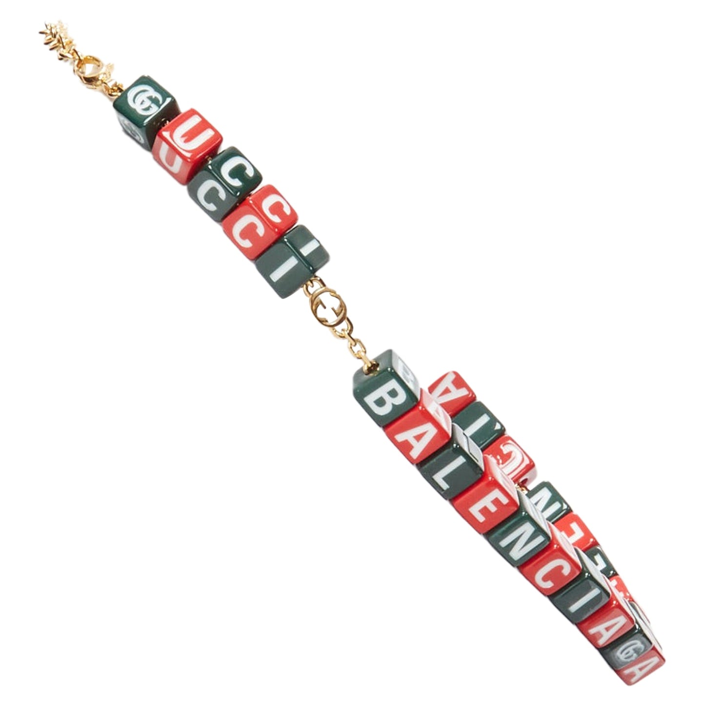Gucci Balenciaga Hacker Project Symbols cubes short necklace