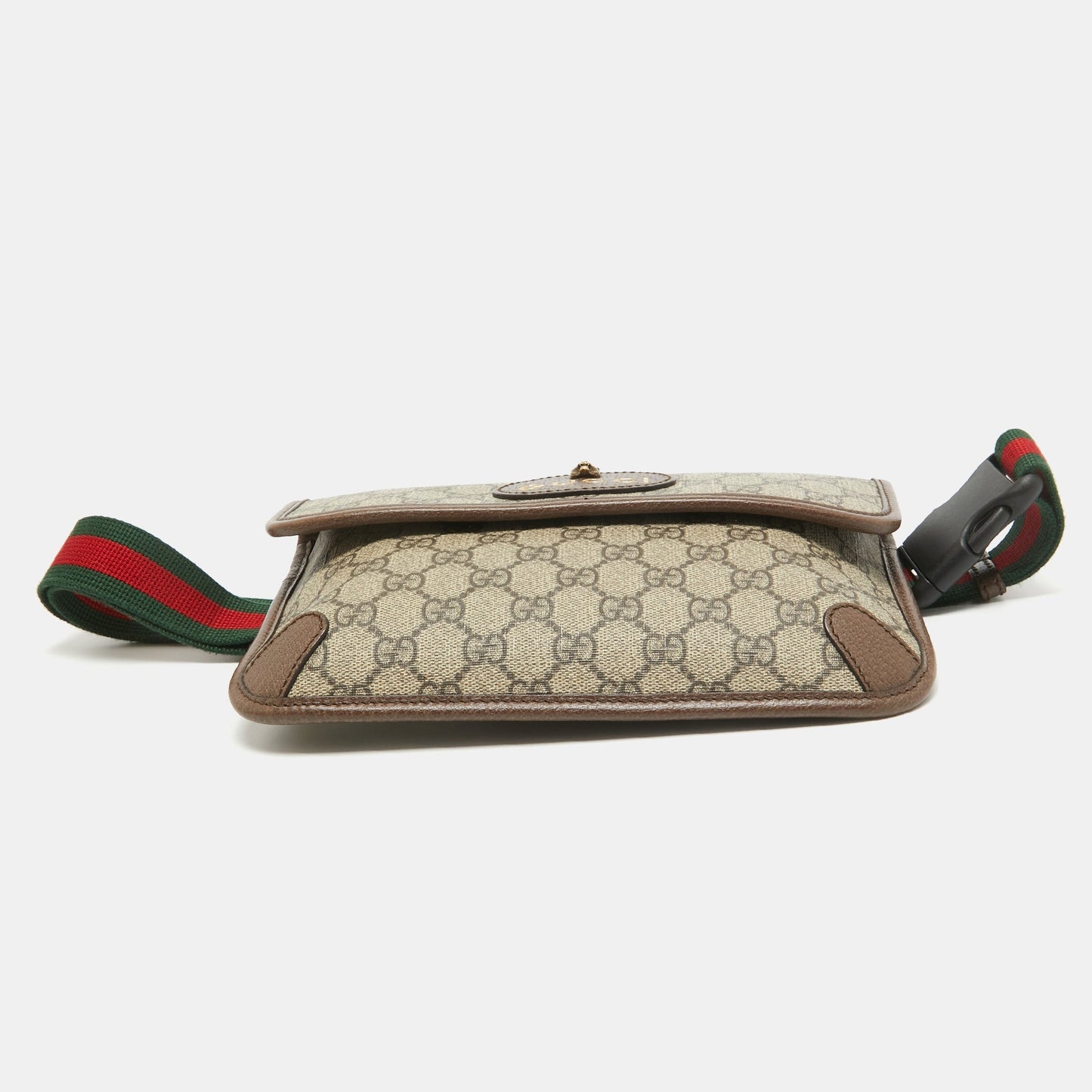 Luxury Gucci Trending 2025 Beige/brown Gg Supreme Canvas And Leather Neo Belt Bag
